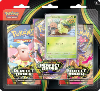 ME Perfect Order 3 Pack Blister Chikorita